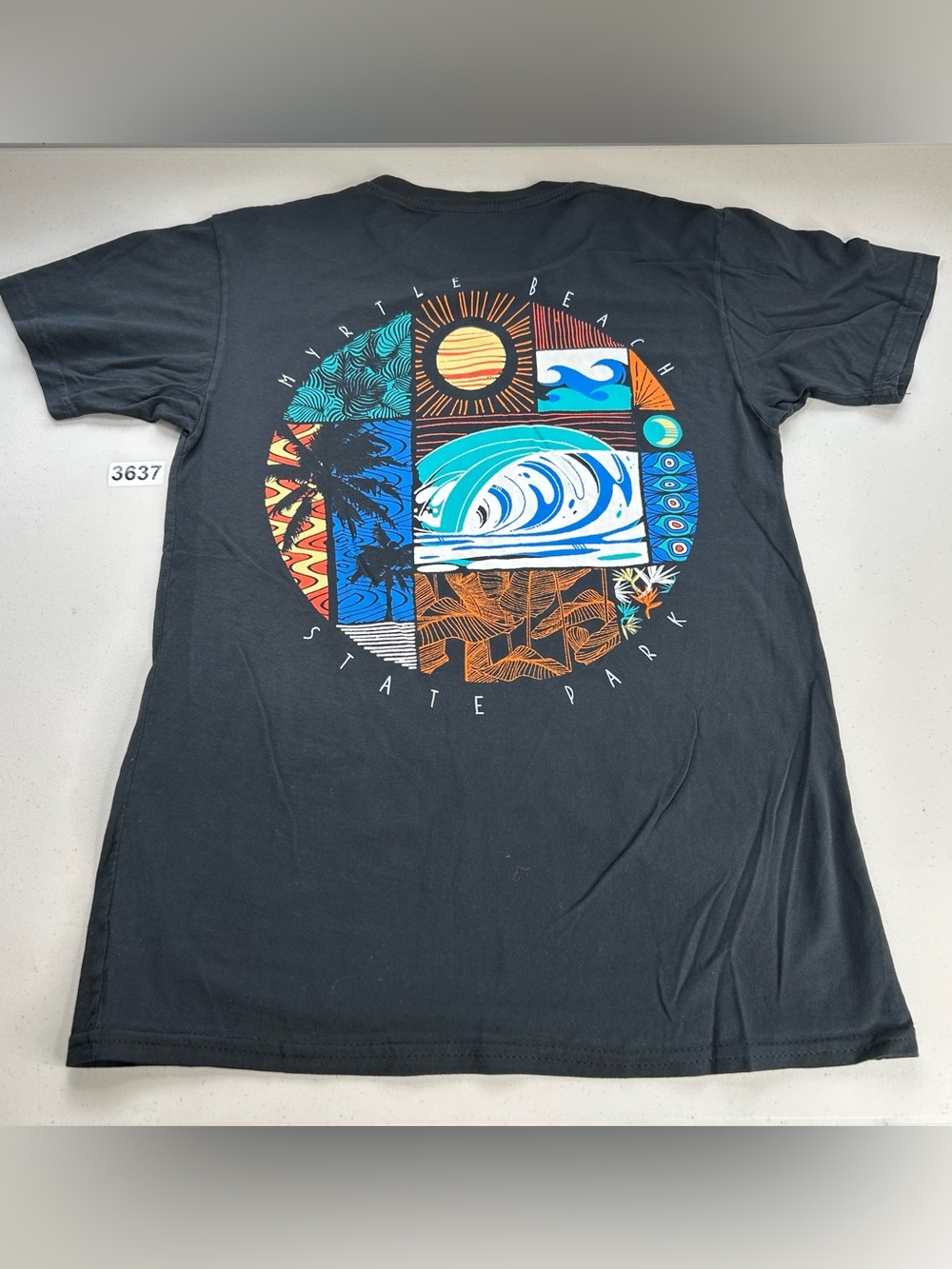 The Duck Company T Shirt Small Black Graphic Short sleeves Crewneck New